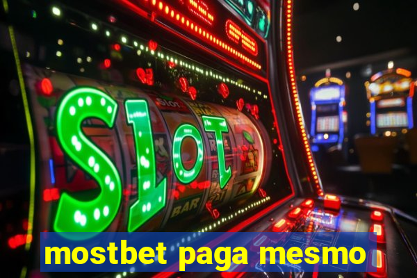 mostbet paga mesmo